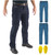 Raw Blue  Single Layer Protective Motorcycle Jeans, Includes Knee Armour and hip armour