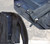 Jacket belt loops secures to pants belt or can zip on. Genuine ykk gunmetal zippers