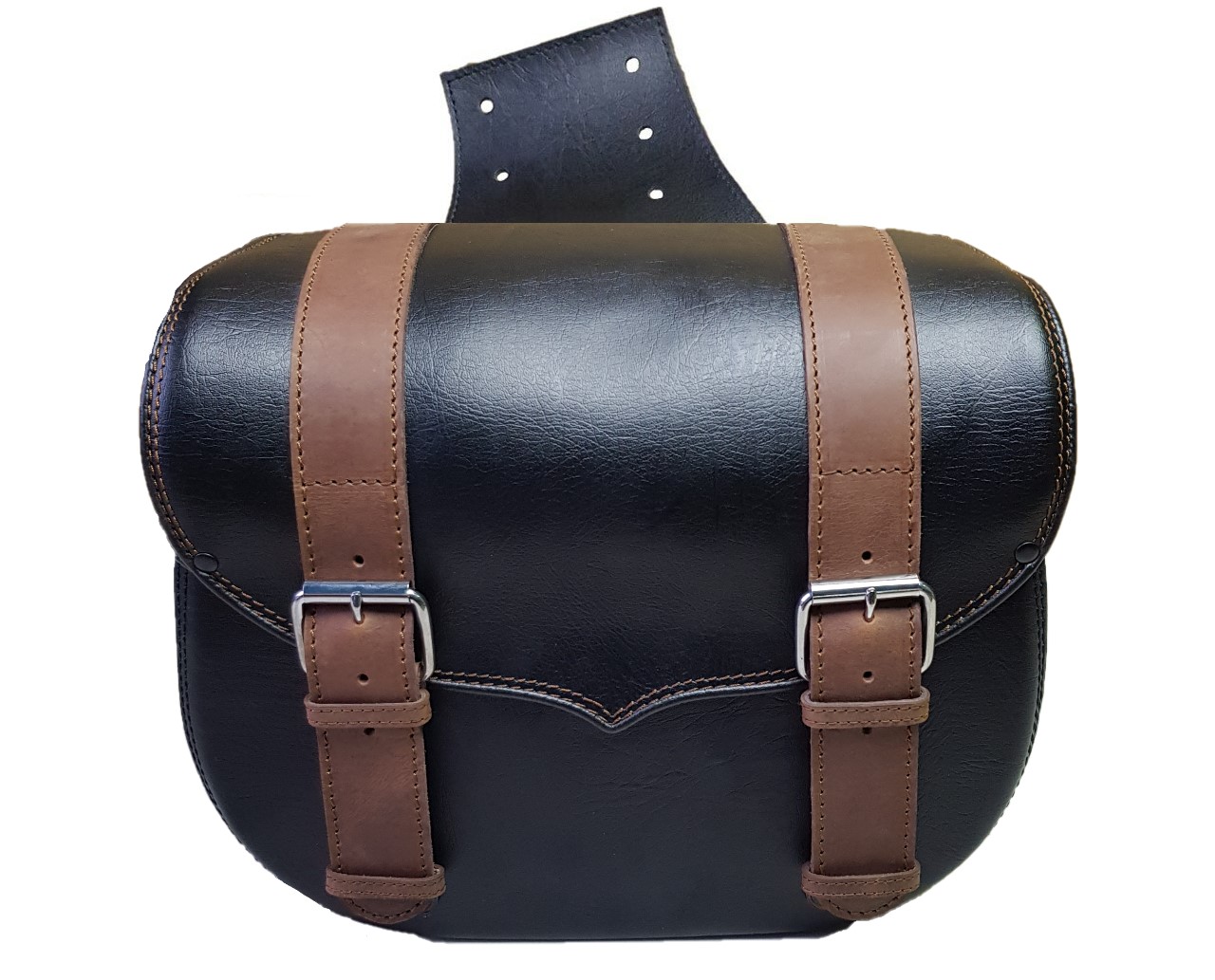 Classic Motorcycle Saddlebags Detachable Throw over Finn moto