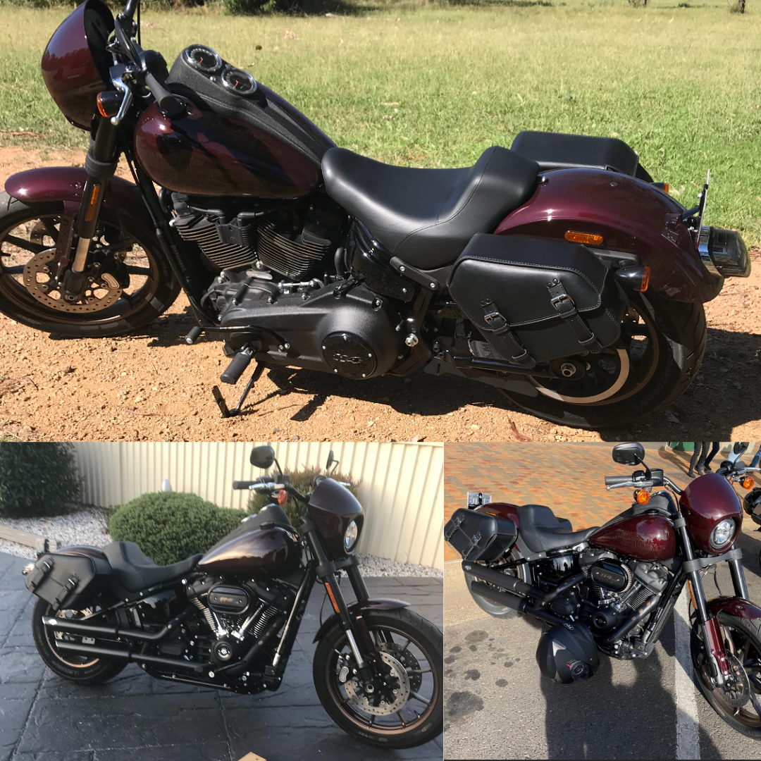 101 Lockable Tek Leather Motorcycle Saddlebags Finn moto