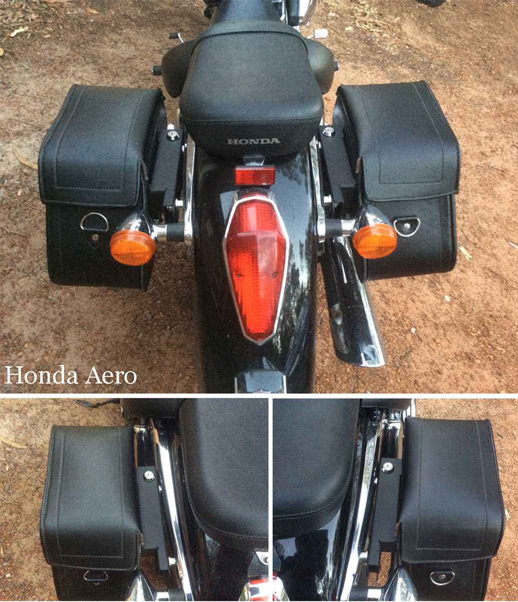 Detachable Saddlebag Brackets for Honda Motorcycles