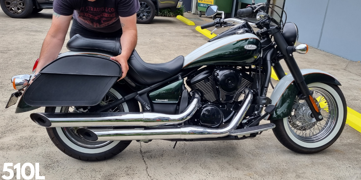 Kawasaki Vulcan 900 Classic Motorcycle Saddlebags