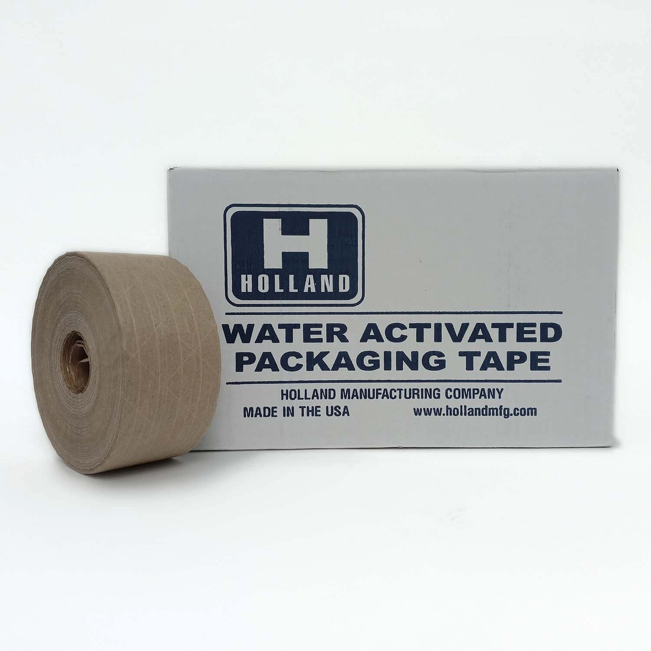 Holland Manufacturing Company, Inc. H2070X450 Light Duty Reinforced Water Activated Kraft Tape 2-3/4 x 450' Tan