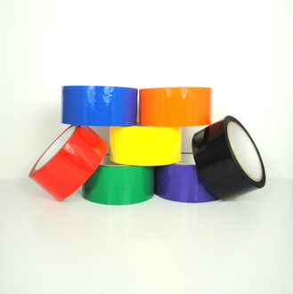 Colored Carton Sealing Tape (6120), Colored Carton Tape, Wholesale at TapeJungle.com