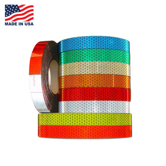 Reflective Tape Waterproof Self-Adhesive For Trucks Trailers Car Park Traffic Warning Caution Conspicuity Tape Tape-Reflective Tape Green 2″X16.4′ 1 PCS 