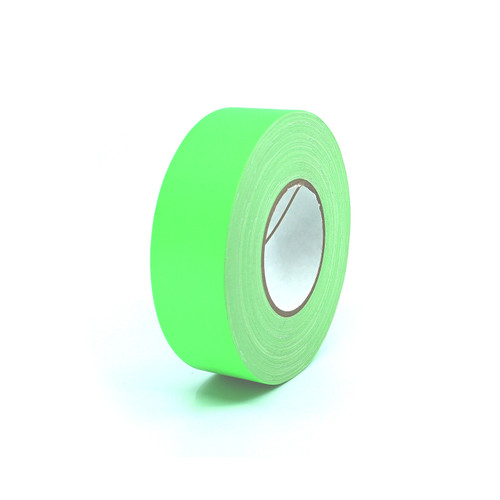 1/2 inch (12mm) Standard Grade Fluorescent Gaffers Tape ,Green[1 Roll], Size: 1/2 (12mm)