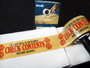 Printed Carton Sealing Tape - Check Contents 2.0 Mil 3 in - Red/Yellow