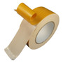 Double Coated Polyester Fabric Tape 6 Mil - White | White Synthetic Rubber Adhesive | TapeJungle.com