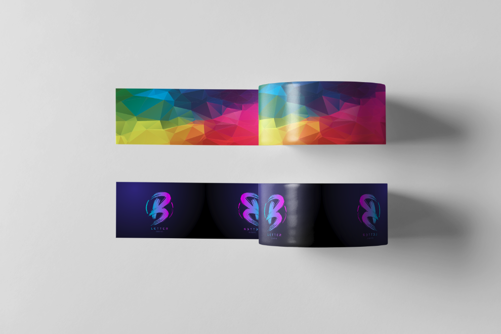 New Digital Full Color Custom Printed Tape - Tape Jungle