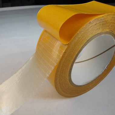 Double Coated Heavy-Duty Scrim Tape 9.1 Mil - Clear | TapeJungle.com