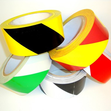 Striped Safety Warning Tape