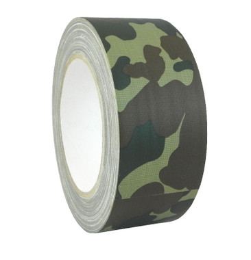 Camouflauge Duct Tape - Wholesale Prices - All Sizes - 1 inch to 49 inch width rolls - 25 Yards per Roll - Buy by the Roll or Case - Discount Prices for Camouflauge Tape by TapeJungle.com - Call 877-284-4781.