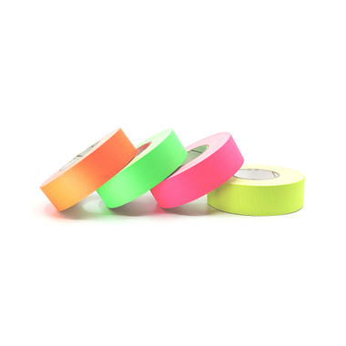 Standard Grade Fluorescent Gaffers Tape (67680F) - 4 Colors - By Case or By Roll - TapeJungle.com, The Tape Superstore.