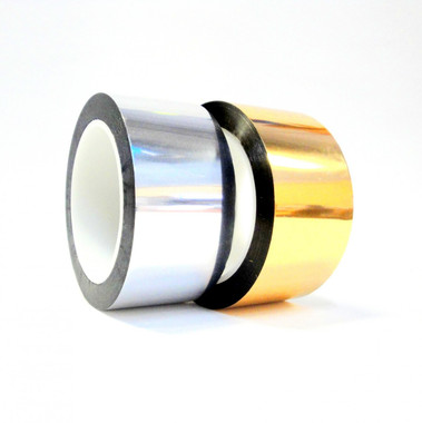 Metalized Tape As Featured in Martha Stewart Weddings | Great for Covering Candle Tapers and Glass Holders | Tape Jungle