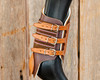 Oxbow Leather Splint Boots with Buckles