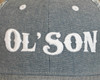 Ol' Son Light Denim Paisley Flatbill 