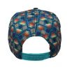 Sunset Santa Fe Back/Black Denim Flatbill