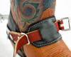 Leather Spur Strap Cover