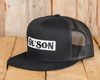 Ol' Son Patch Black Mesh Flatbill