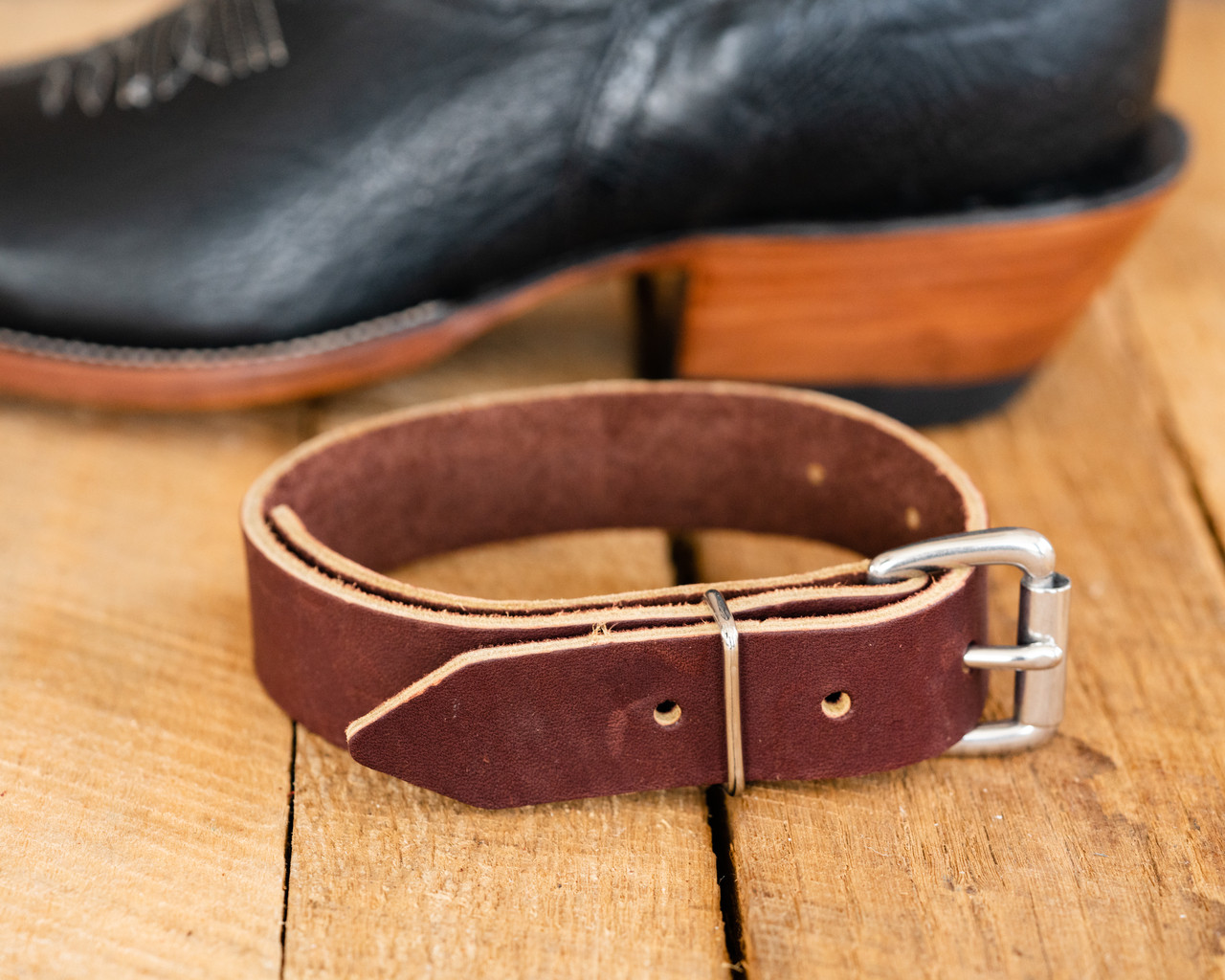 BM  Boot Straps - Rodeo Gear; Leather