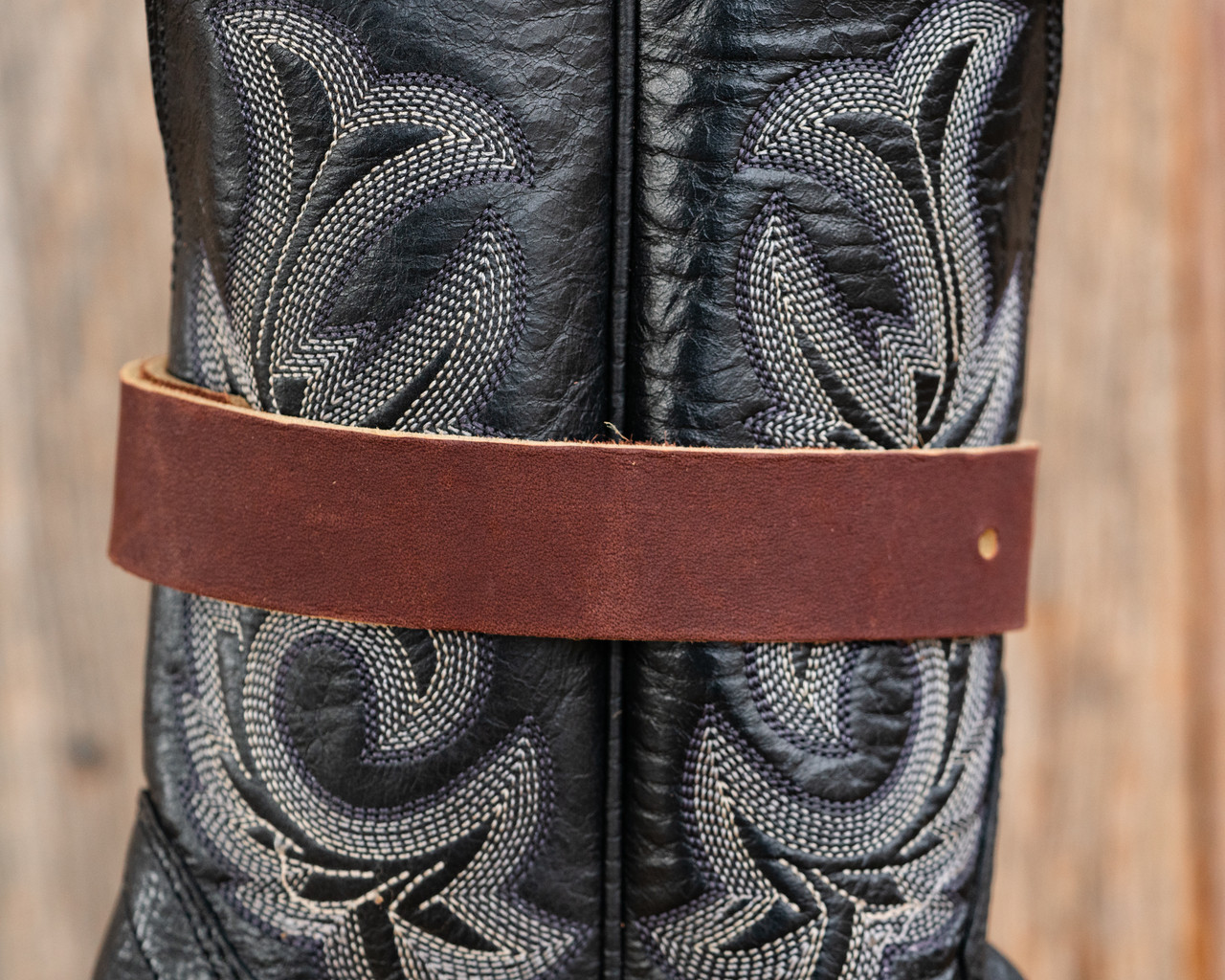 BM  Boot Straps - Rodeo Gear; Leather