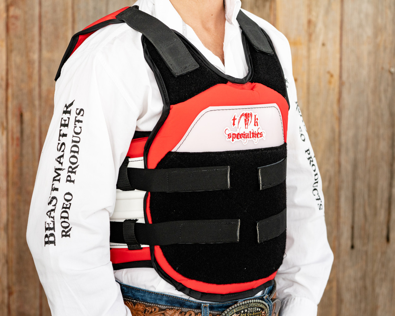 tk bull riding vest
