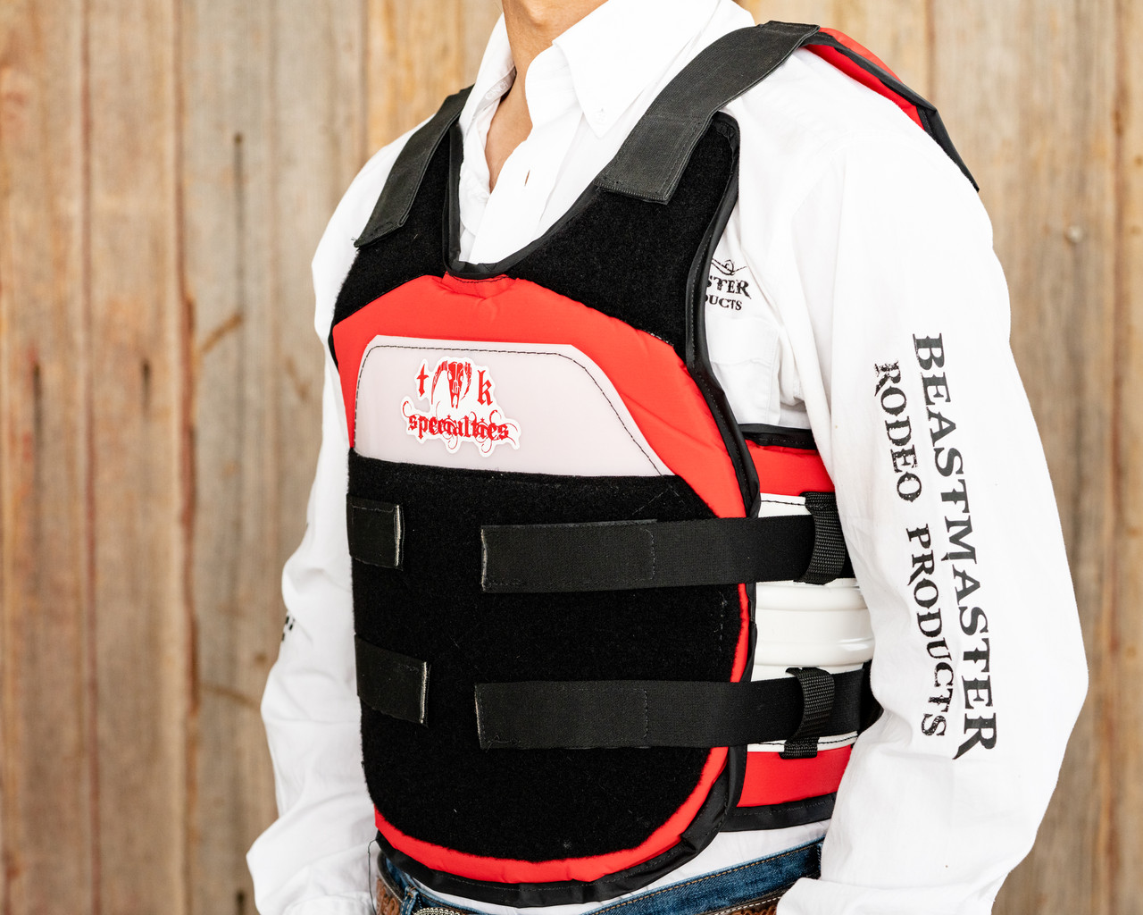 tk bull riding vest