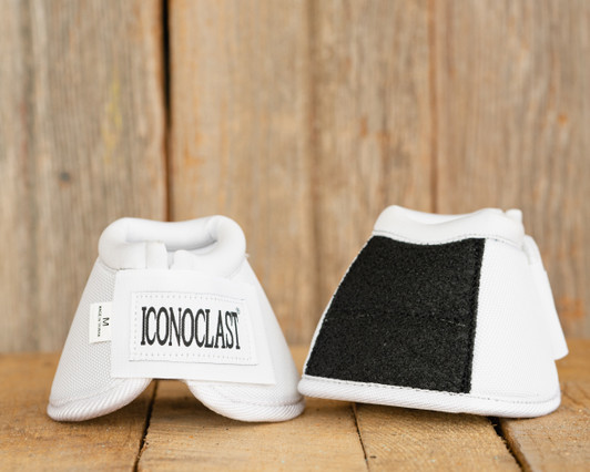 Iconoclast Bell Boots - White