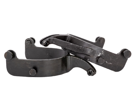 JB Saddle Bronc Spurs - 1 1/2" w/Rein Bar