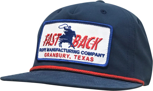 Fast Back Retro with Logo Patch Cap -  Navy