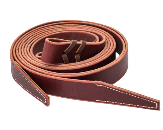 7ft Burgundy Leather Latigo