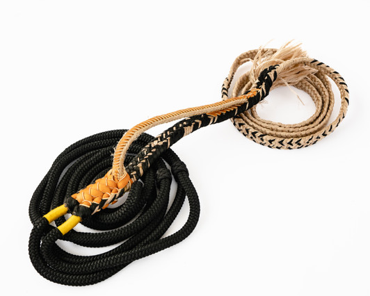 Colored Pro Series Bull Rope - 7/8" Full Lace Handle 7/8" Soft Tail
