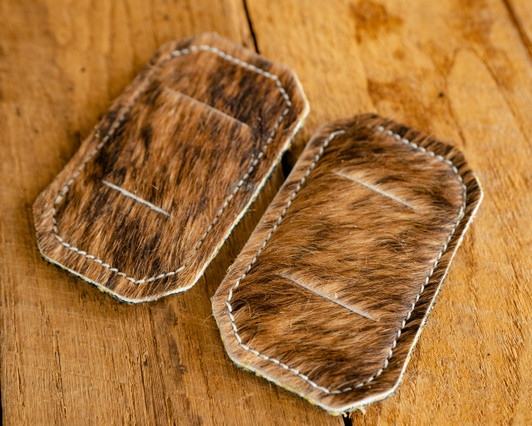 Cowhide Spur Strap Cover