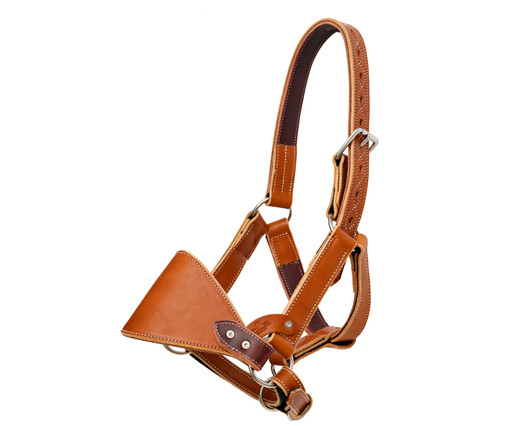 Leather Saddle Bronc Halter