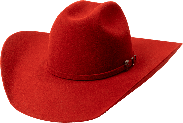Beastmaster Cowboy Hat Felt 7X - Red