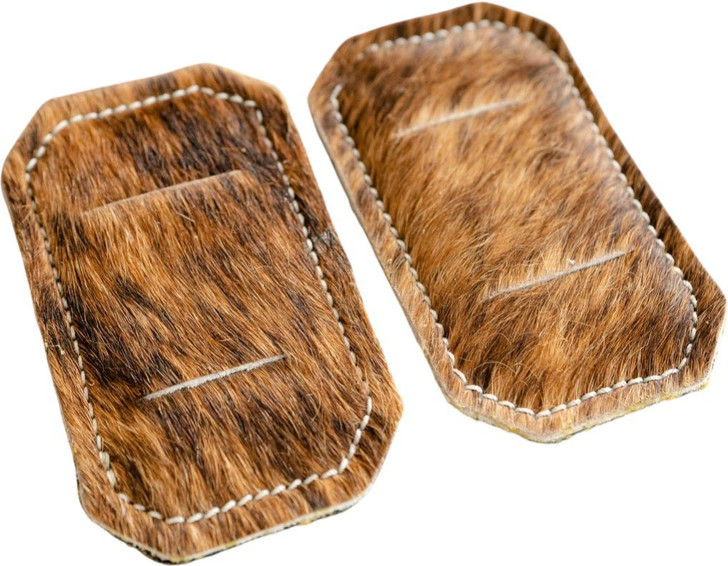 Cowhide Spur Strap Cover