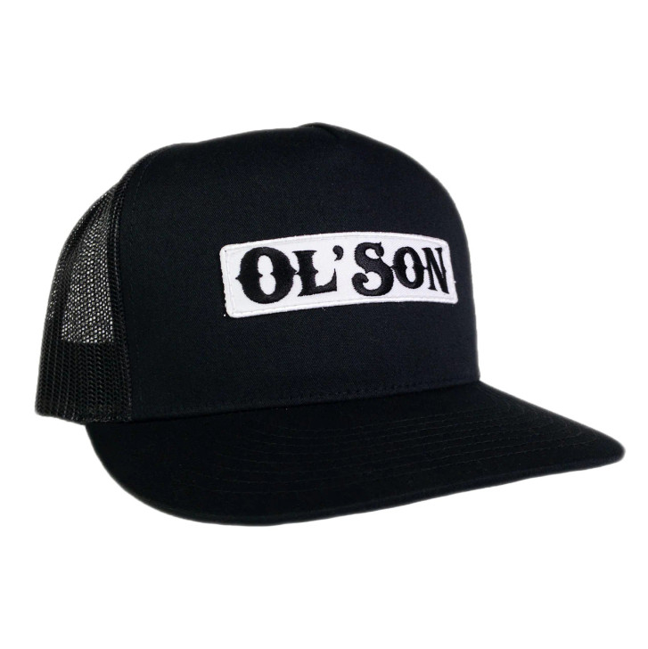 Ol' Son Patch Black Mesh Flatbill