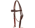 Brow Band Chocolate Oak Headstall