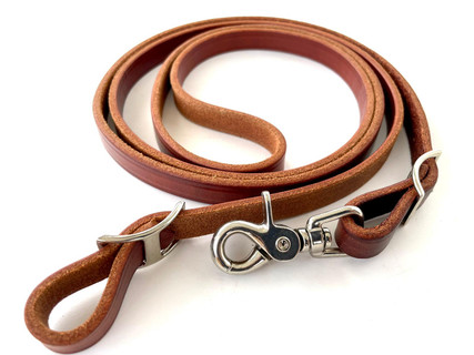 Rênes En Cuir Fendues 5/8, Fait Main Aux États-Unis - Neuf, Marron, Harnais équestre