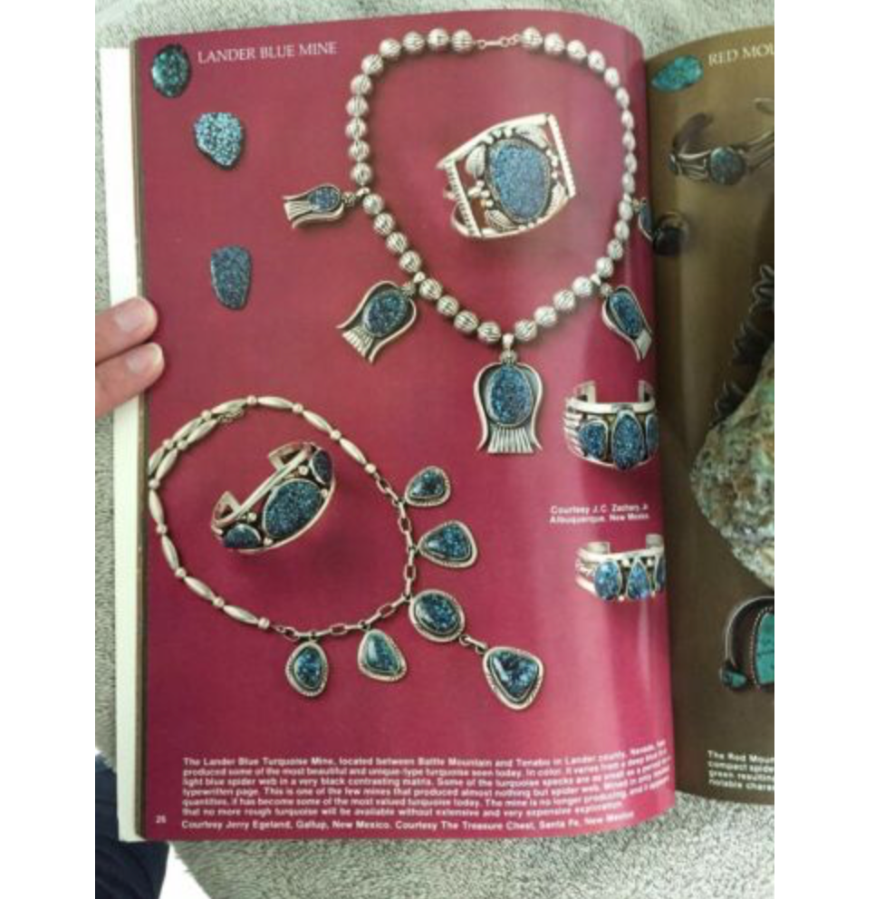 Certified* LANDER BLUE TURQUOISE CABOCHON!