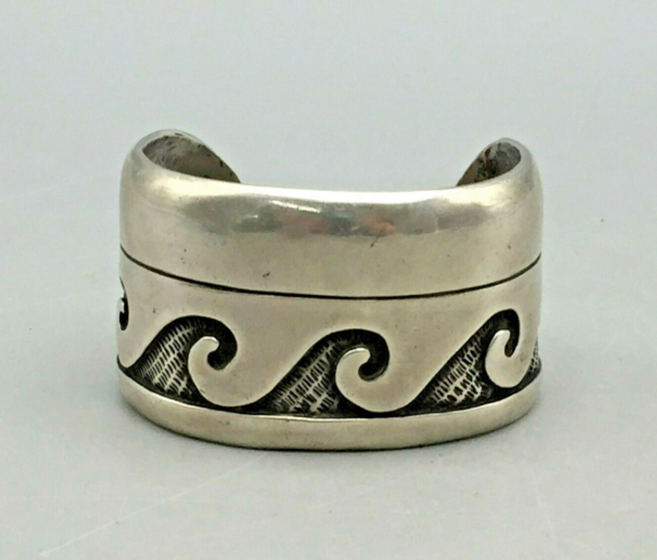 RARE! Hopi Overlay Bracelet by Harold Koruh!