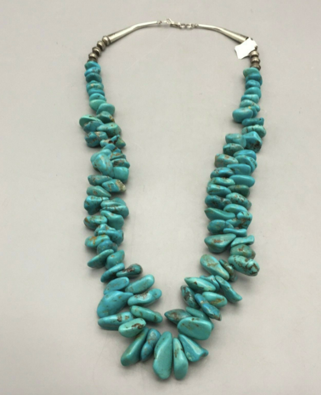 Vintage turquoise nugget necklace Clearance
