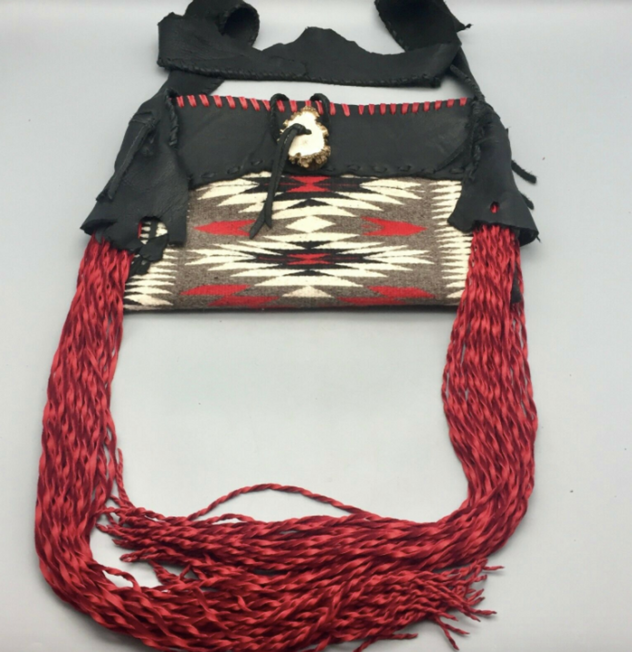 Navajo Steerhead Tote Shoulder Bag – Wild Lace Beadwork