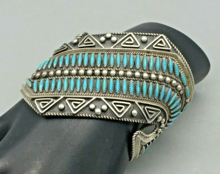 SPECTACULAR Vintage Bill Betoney Turquoise Bracelet