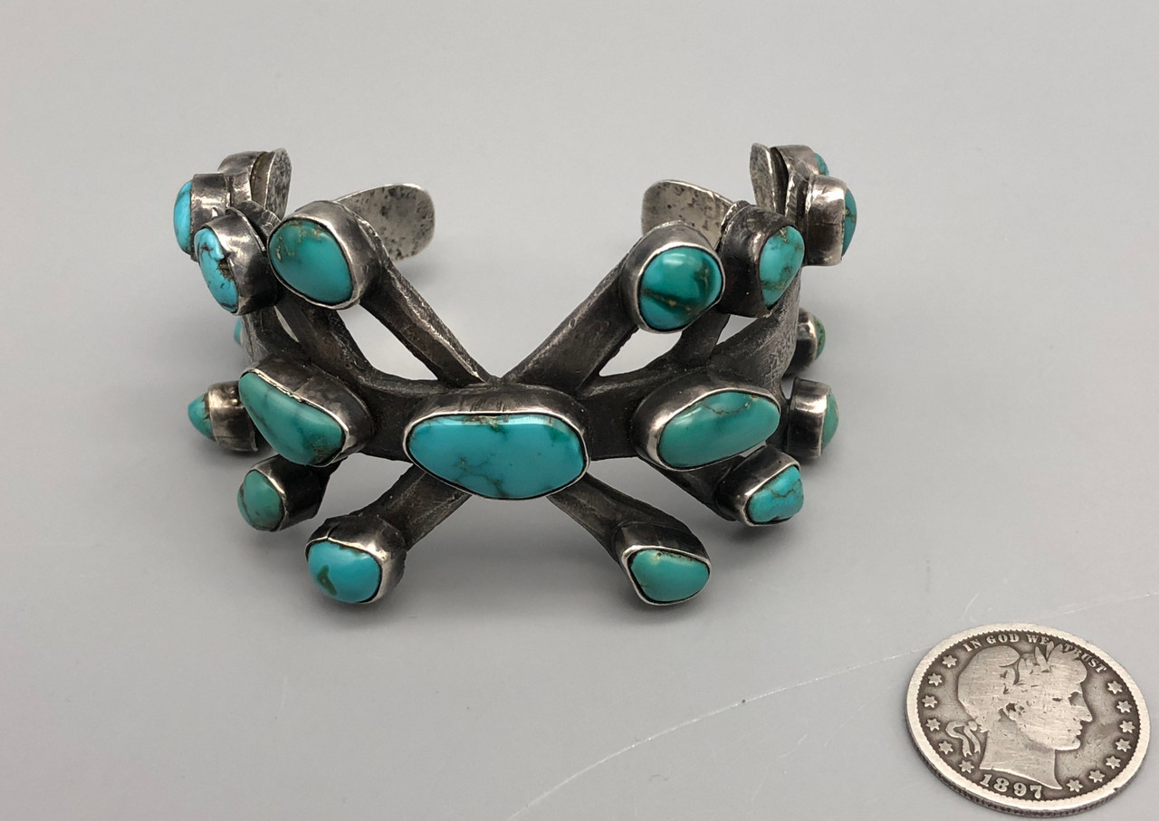 Turquoise Retro (BR13 TQ) Men's Bracelet