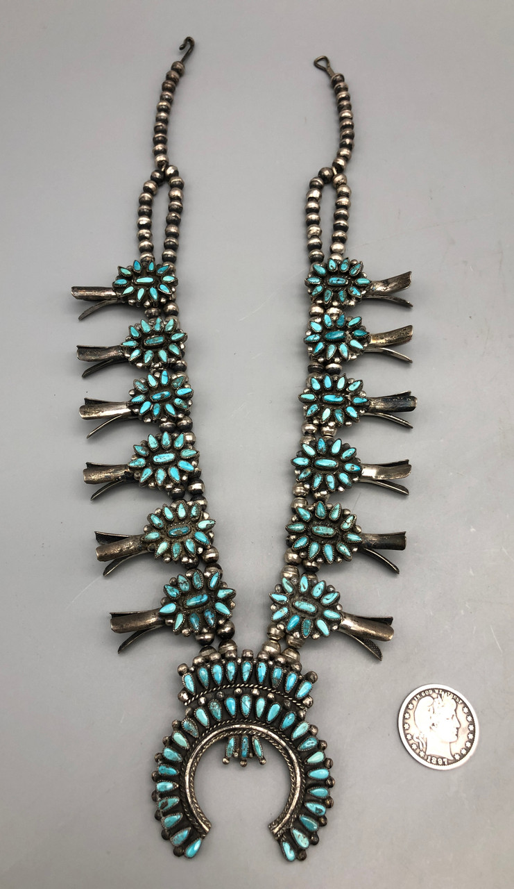 BiSH - BiSH j Outstanding Victor Moses Begay Turquoise Cluster Squash