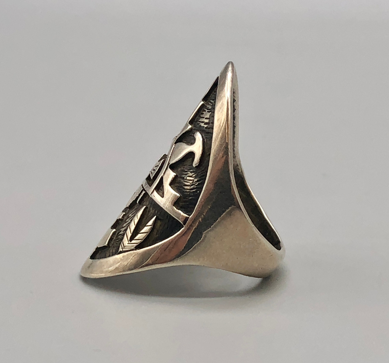 Hopi Overlay Ring by Victor C.