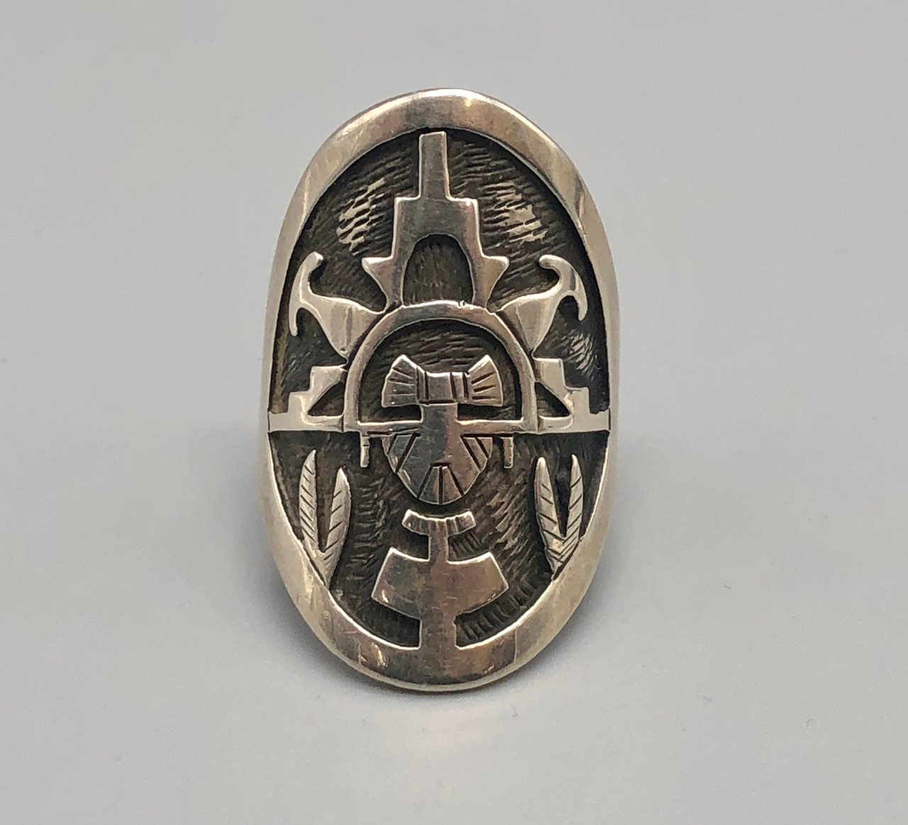 Hopi Overlay Ring by Victor C.