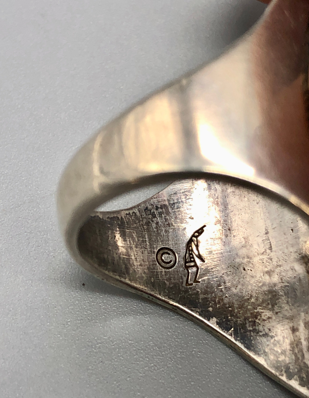 Hopi Overlay Ring by Victor C.