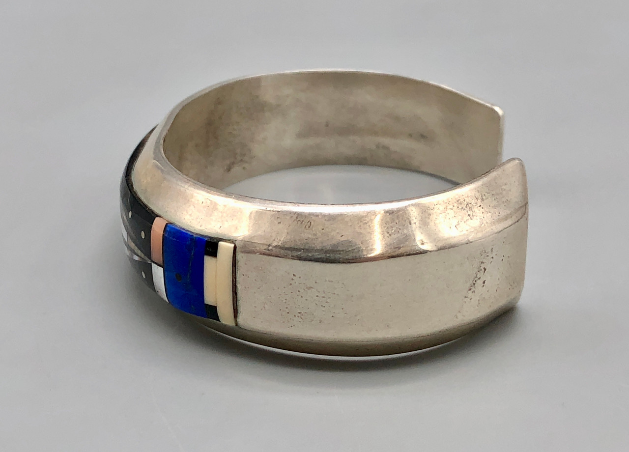 Navajo Inlay Bracelet by Ervin Tsosie